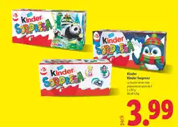Lidl KINDER Sorpresa oferta