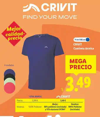 CRIVIT Camiseta técnica