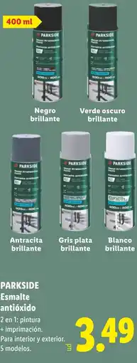 Lidl PARKSIDE Esmalte antióxido oferta