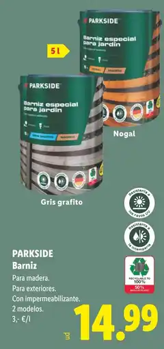 Lidl PARKSIDE Barniz oferta