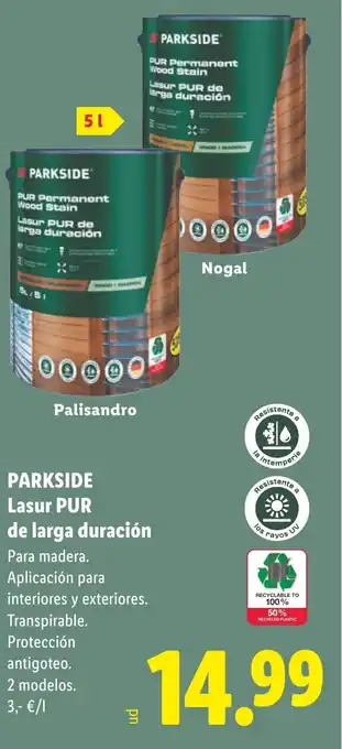 PARKSIDE Lasur PUR de larga duración