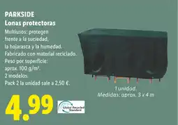 Lidl PARKSIDE Lonas protectoras oferta