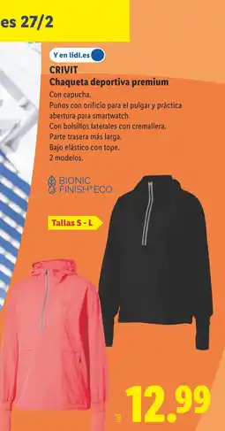 Lidl CRIVIT Chaqueta deportiva premium oferta
