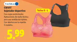 Lidl CRIVIT Sujetador deportivo oferta