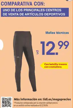 Lidl Mallas técnicas oferta