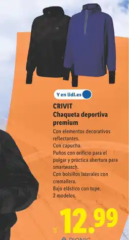 Lidl CRIVIT Chaqueta deportiva premium oferta