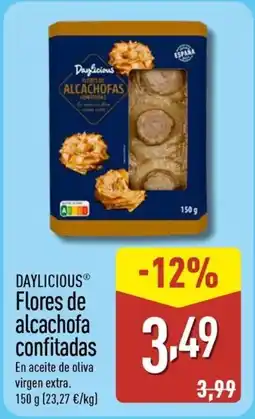 ALDI DAYLICIOUS Flores de alcachofa confitadas oferta