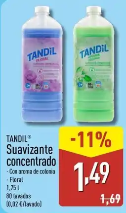 ALDI TANDIL Suavizante concentrado oferta