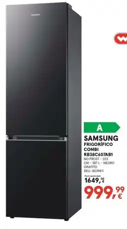 Worten SAMSUNG Frigorífico combi rb38c607ab1 oferta