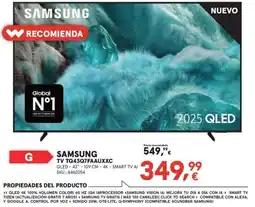 Worten SAMSUNG Tv tq43q7faauxxc oferta