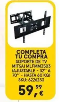 Worten Soporte de tv mitsai mlfmm3503 oferta
