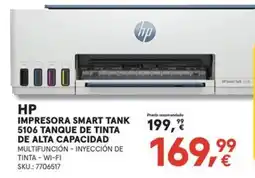Worten HP Impresora smart tank 5106 tanque de tinta de alta capacidad oferta