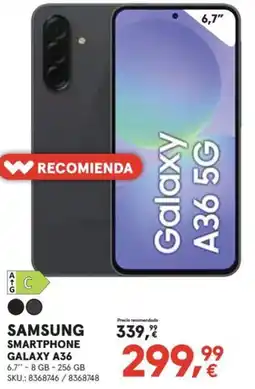 Worten SAMSUNG Smartphone galaxy a36 oferta