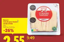 Lidl Roncero - cuna de queso mezcla curado cortado oferta
