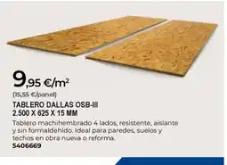 BigMat Tablero dallas osb-iii oferta