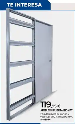 BigMat BIGMAT Armazón puerta oferta