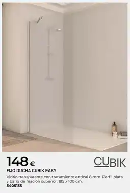 BigMat Fijo ducha cubik easy oferta