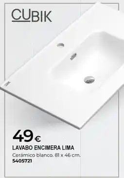BigMat Lavabo encimera lima oferta
