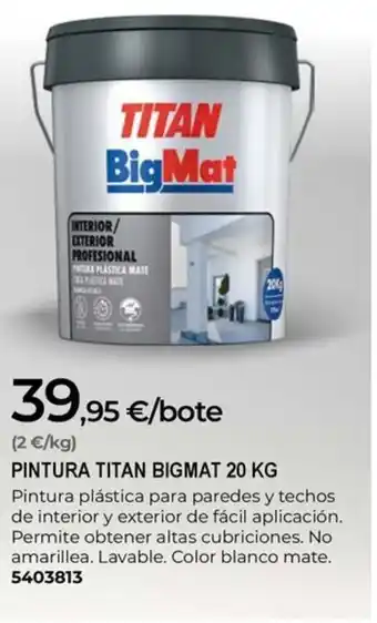 BIGMAT Pintura titan