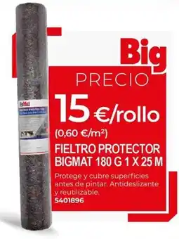 BigMat BIGMAT Fieltro protector 1 x 25 m oferta