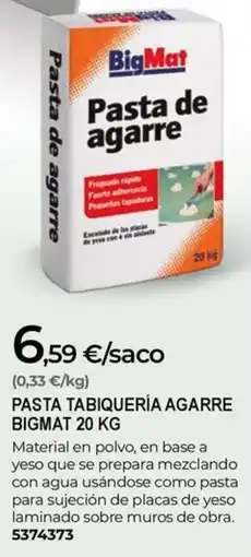BigMat BIGMAT Pasta tabiquería agarre oferta