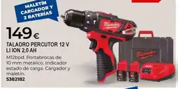 BigMat MILWAUKEE Taladro percutor 12 v li ion 2,0 ah oferta