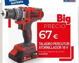 BigMat BIGMAT Taladro percutor atornillador 18 v oferta