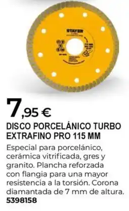 BigMat Disco porcelánico turbo extrafino pro 115 mm oferta