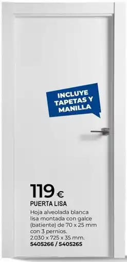 BigMat Puerta lisa oferta