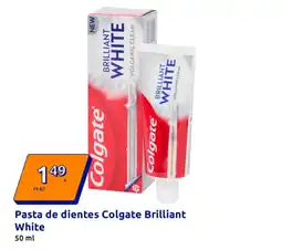 Action COLGATE Pasta de dientes Brilliant White oferta