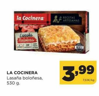 Alimerka La Cocinera Lasaña Boloñesa oferta