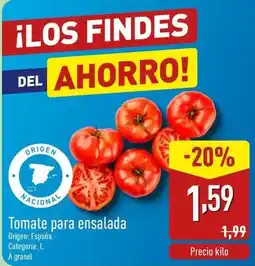ALDI Origen - tomate para ensalada oferta