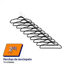 Action Perchas de terciopelo oferta