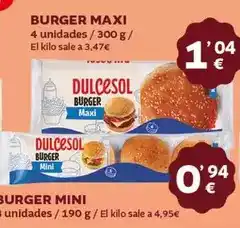 Hiperber Dulcesol - burger maxi oferta
