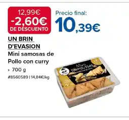 Costco UN BRIN D'EVASION Mini samosas de Pollo con curry oferta