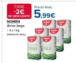 Costco NOMEN Arroz largo oferta