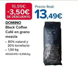 Costco DOMINO Black Coffee Café en grano mezcla oferta