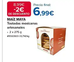Costco MAÍZ MAYA Tostadas mexicanas artesanales oferta