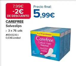 Costco CAREFREE Salvaslips oferta