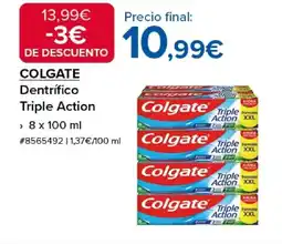 Costco COLGATE Dentrífico Triple Action oferta