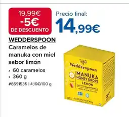 Costco WEDDERSPOON Caramelos de manuka con miel sabor limón oferta