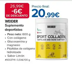 Costco WEIDER Suplemento deportistas oferta