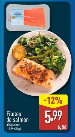 ALDI Filetes de salmón oferta