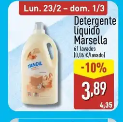 ALDI Detergente Líquido Marsella oferta