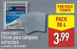 ALDI POWER FORCE Filtros para campana extractora oferta