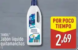 ALDI TANDIL Jabón líquido quitamanchas oferta