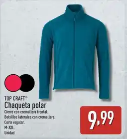 ALDI TOP CRAFT Chaqueta polar oferta