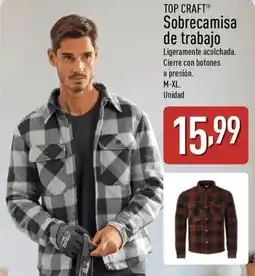 ALDI TOP CRAFT Sobrecamisa de trabajo oferta