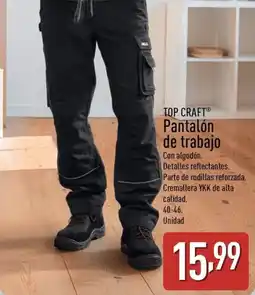 ALDI TOP CRAFT Pantalón de trabajo oferta