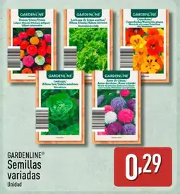 ALDI GARDENLINE Semillas variadas oferta